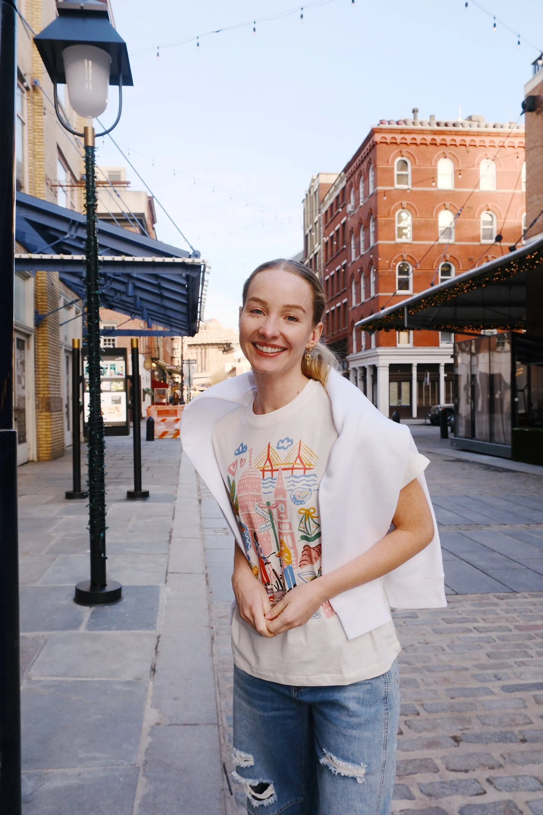 Boston Sketchbook Graphic T-Shirt sold by Mulberry and Grand product image thumbnail 2