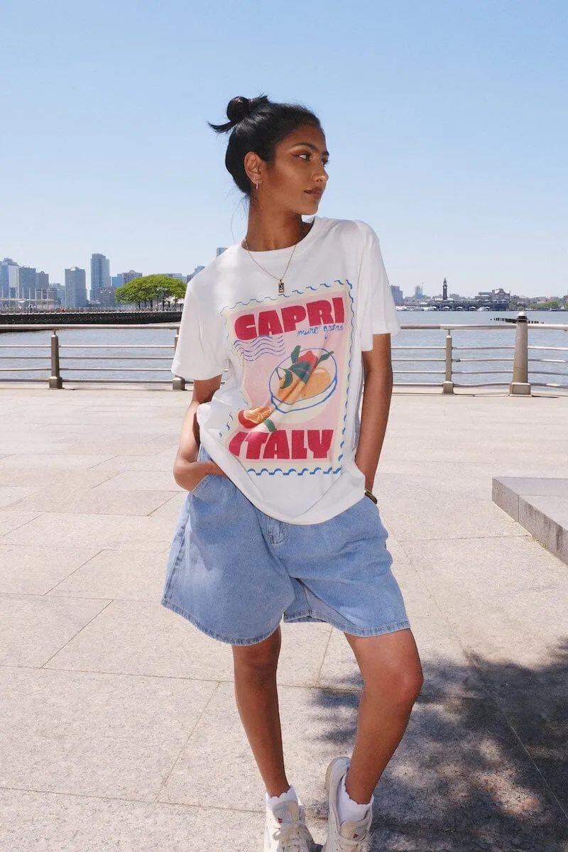 Capri Italy Graphic T-Shirt sold by Mulberry and Grand