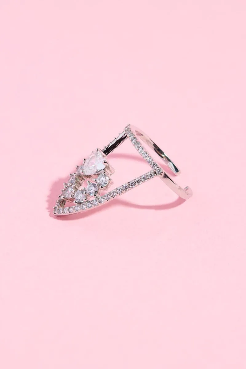Crystal Chic Nail Ring sold by Mulberry and Grand product image thumbnail 2