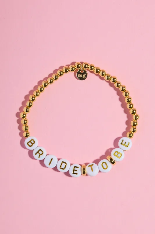 Bride To Be Inspirational Beaded Bracelet sold by Mulberry and Grand