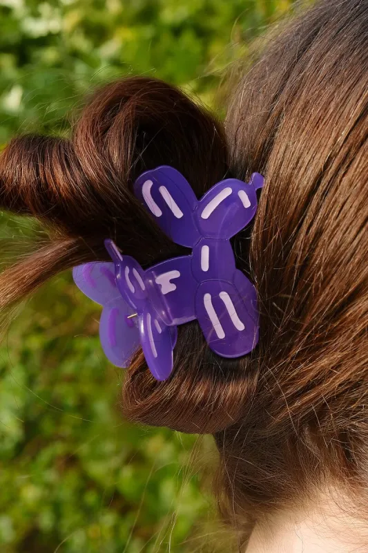 Dog Balloon Claw Clip sold by Mulberry and Grand