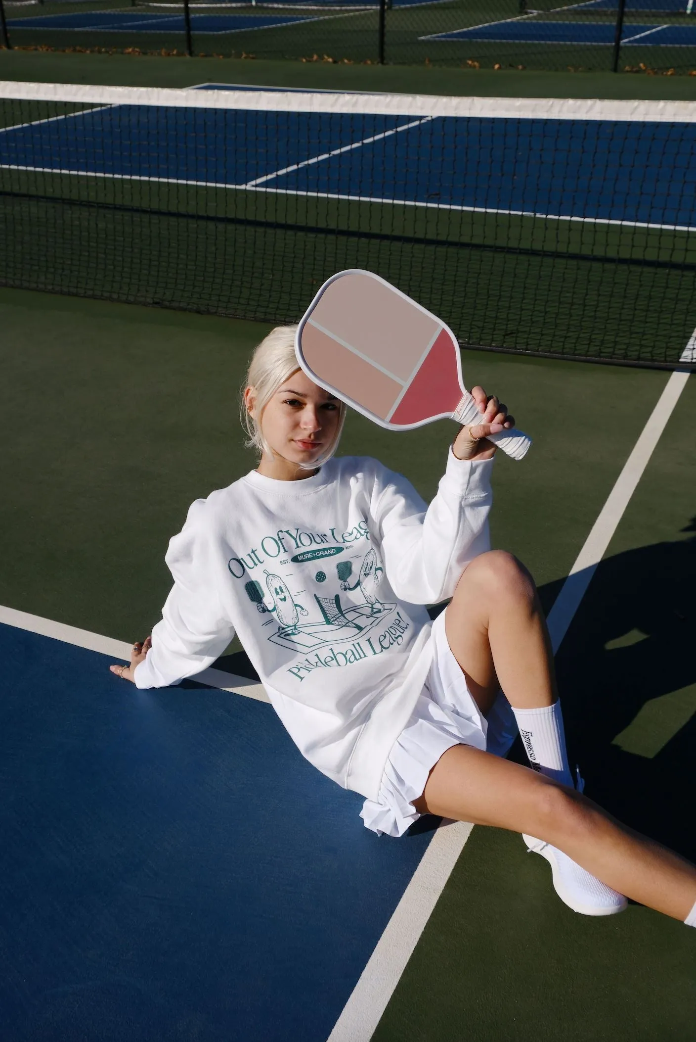 Pickleball League Sweatshirt sold by Mulberry and Grand product image thumbnail 3