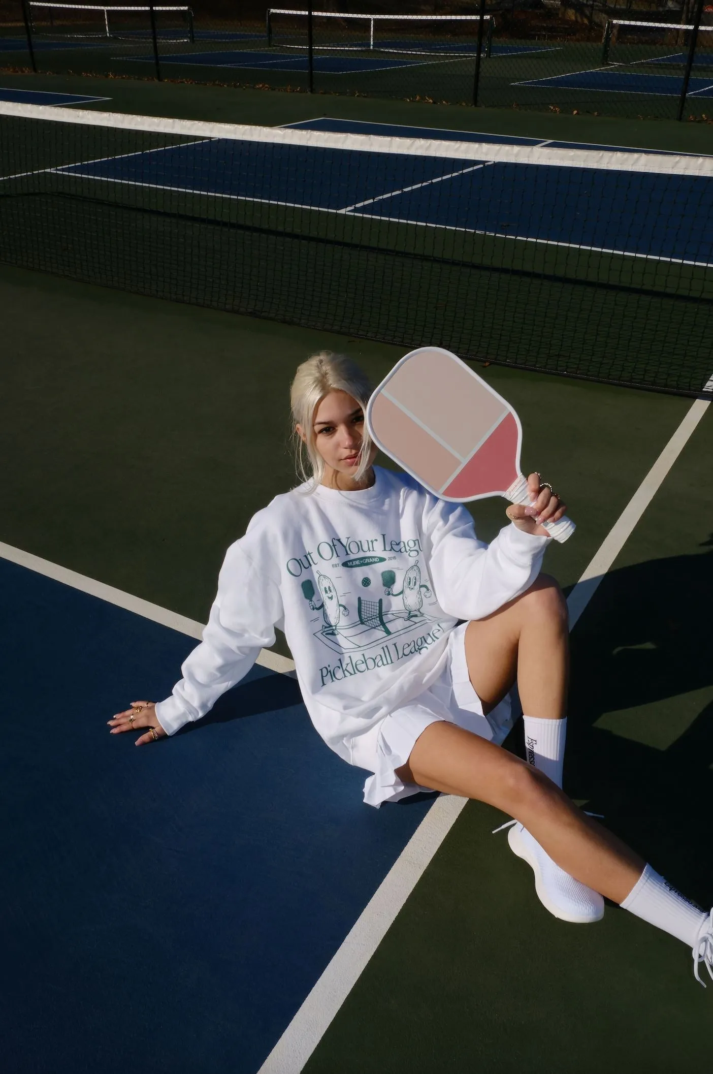 Pickleball League Sweatshirt sold by Mulberry and Grand product image thumbnail 5
