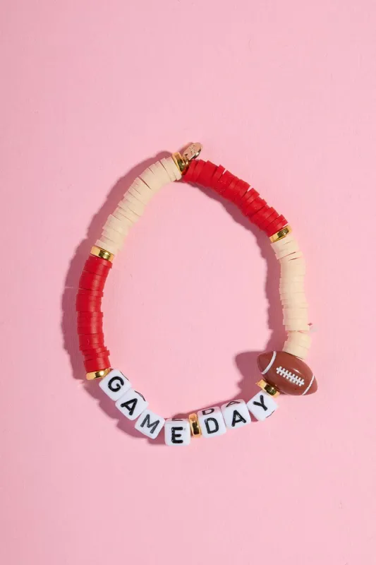 Game Day Inspirational Beaded Bracelet sold by Mulberry and Grand