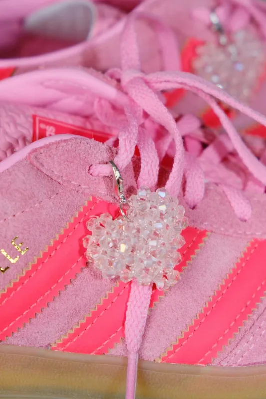 Pinky Heart Shoe Charm sold by Mulberry and Grand