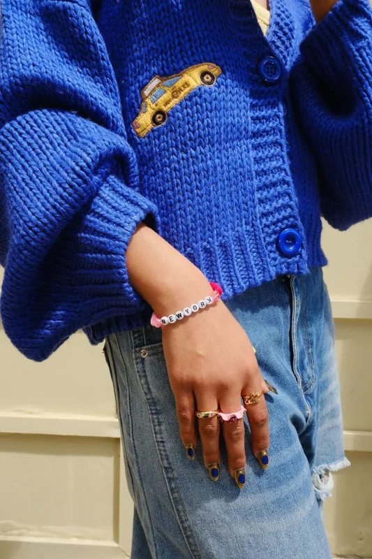 New York Inspirational Beaded Bracelet sold by Mulberry and Grand