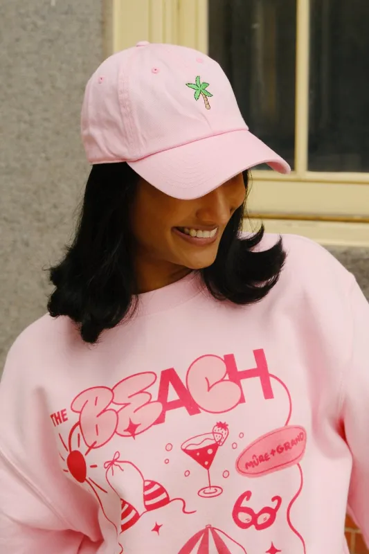 Palm Embroidered Dad Hat sold by Mulberry and Grand