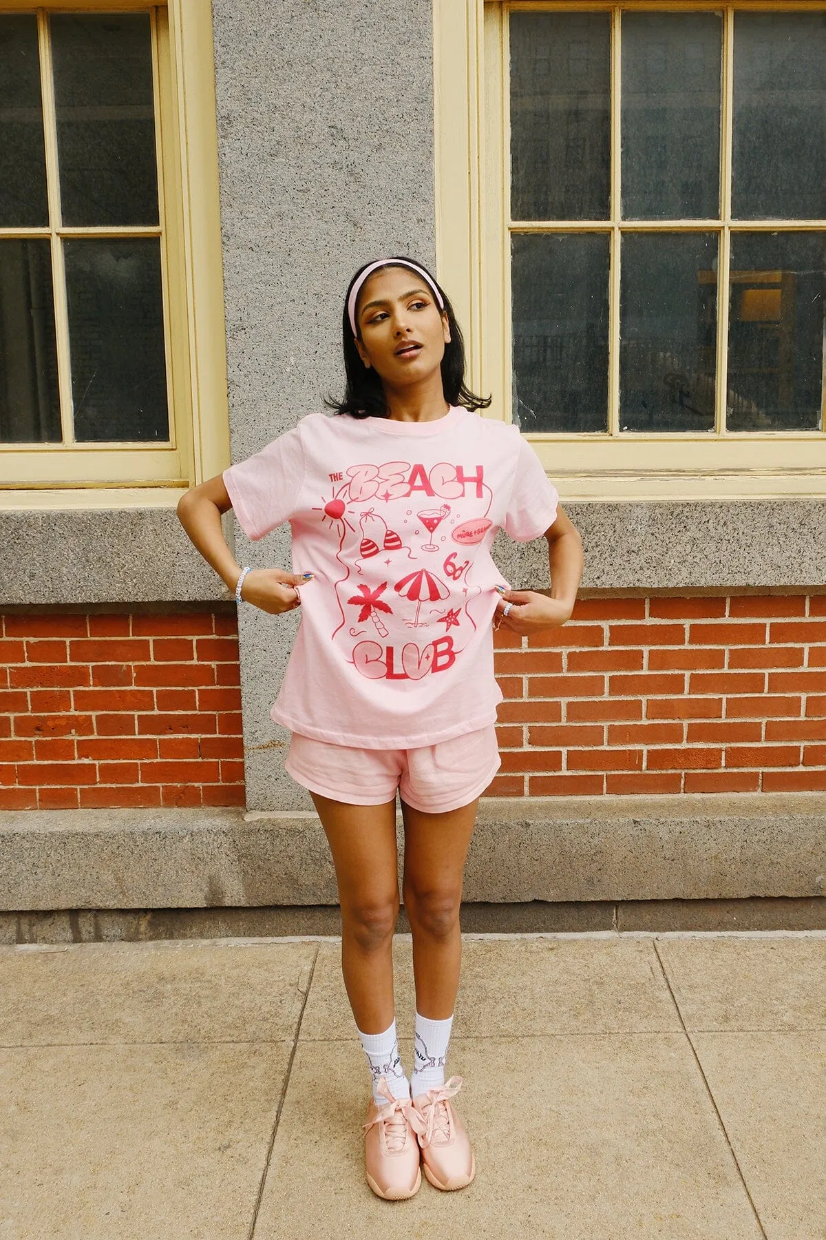 Beach Club Graphic T-shirt sold by Mulberry and Grand