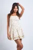 Palmer Strapless Pleated Bust Tube Mini Dress sold by Mulberry and Grand
