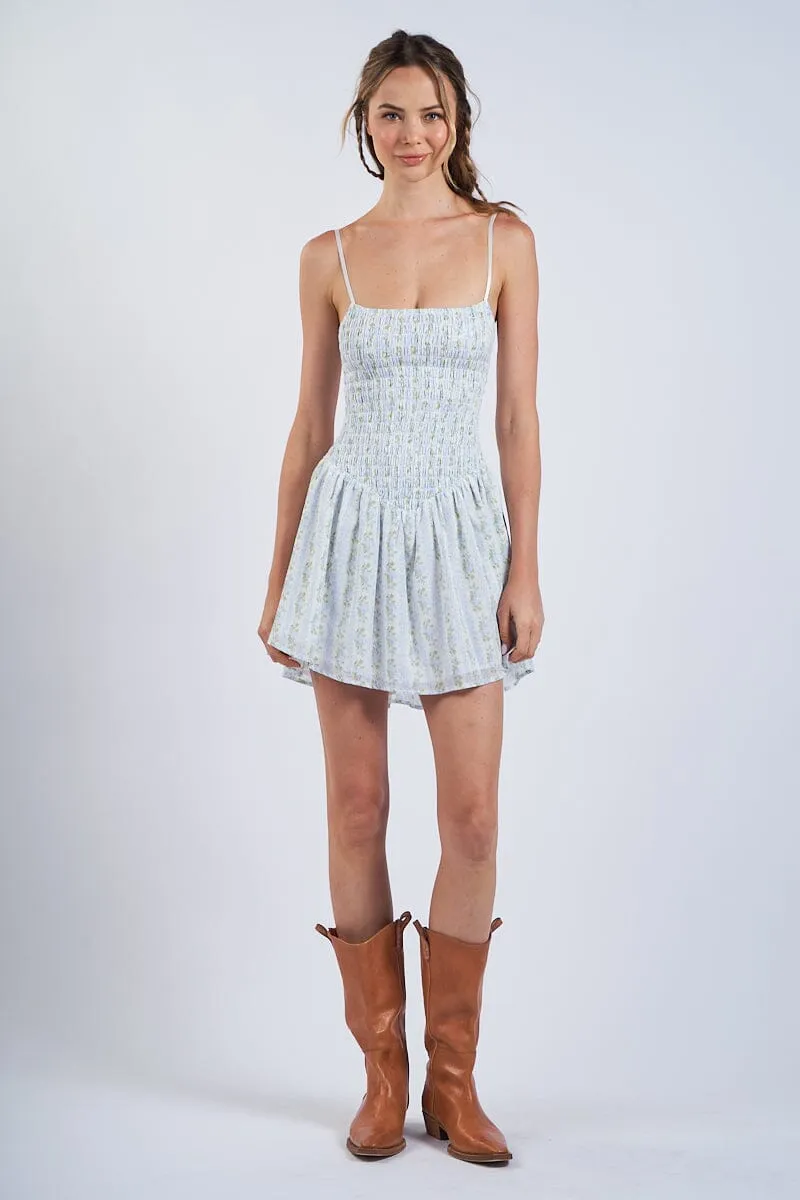 Hermona Rose Stripe Smocked Body Mini Dress sold by Mulberry and Grand product image thumbnail 2
