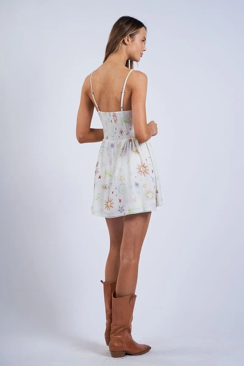 Galaxy Line Point Fit & Flare Mini Dress sold by Mulberry and Grand product image thumbnail 5