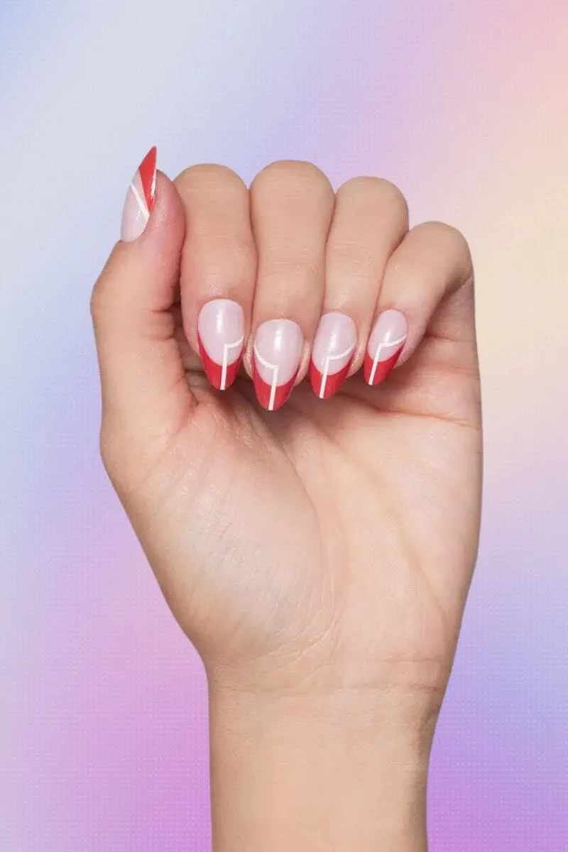 Red Martini Press-On Nails sold by Mulberry and Grand product image thumbnail 2