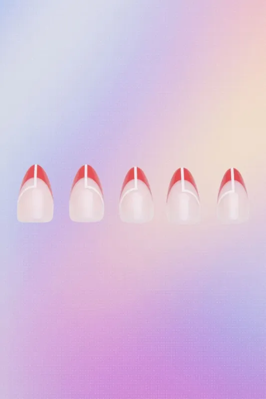 Red Martini Press-On Nails sold by Mulberry and Grand