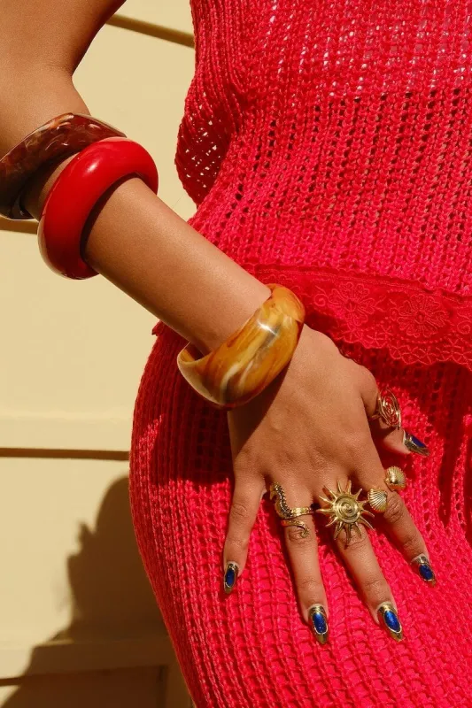 Seahorse Stacking Ring sold by Mulberry and Grand