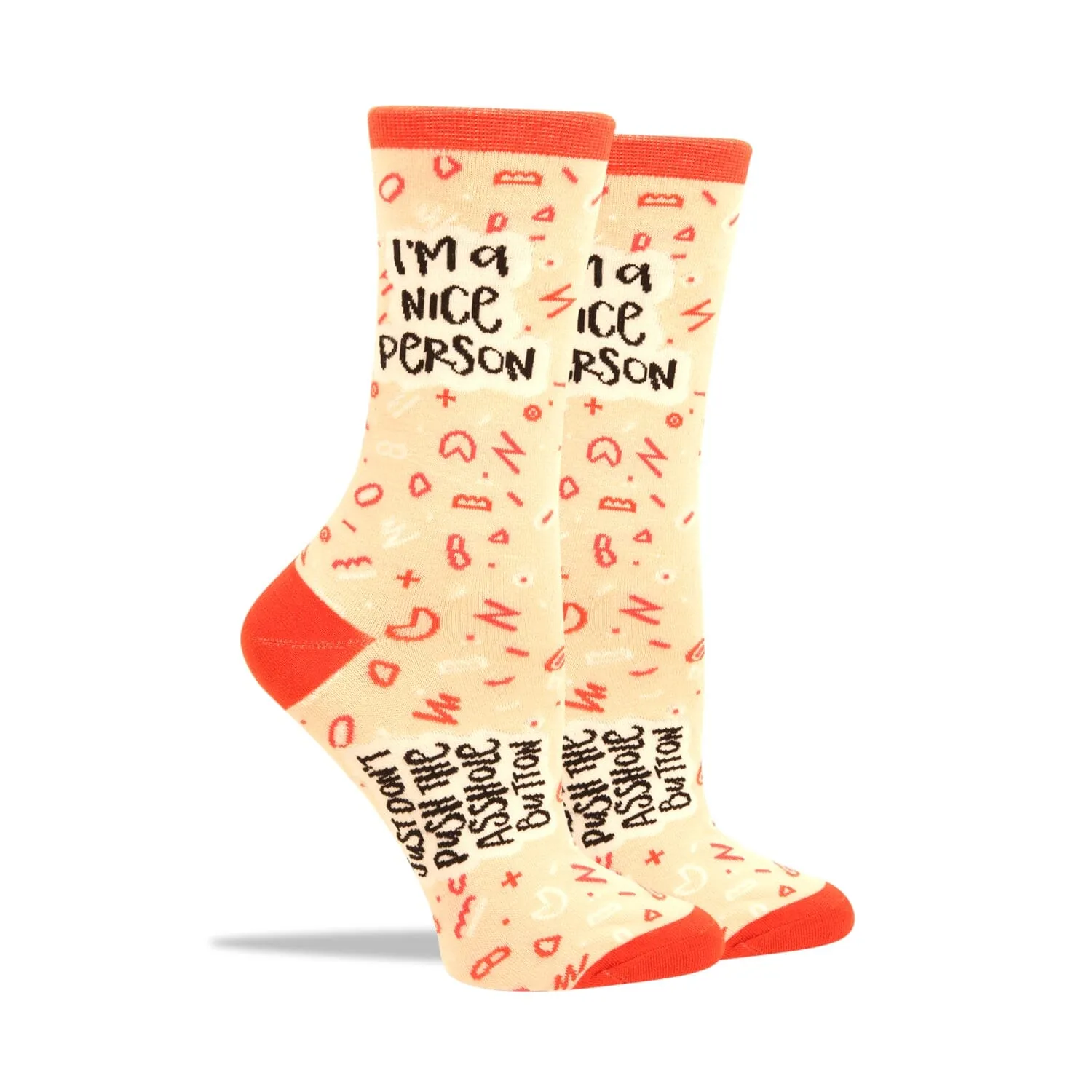 I'm a Nice Person Women's Socks sold by Mulberry and Grand product image thumbnail 2