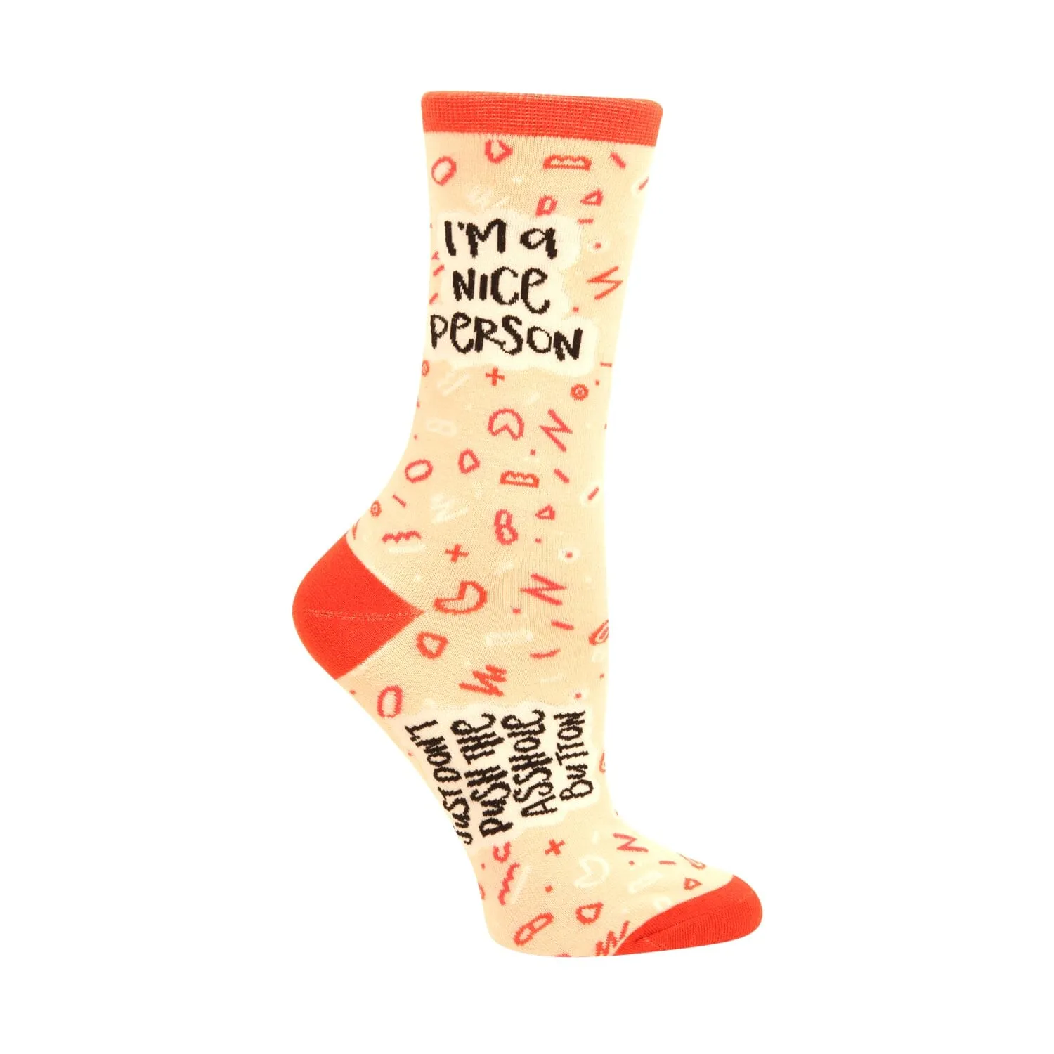 I'm a Nice Person Women's Socks sold by Mulberry and Grand product image thumbnail 4