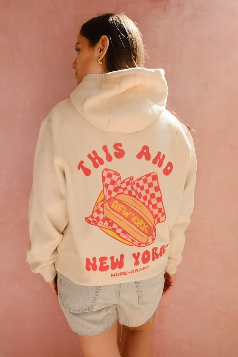 This And New York Graphic Hoodie sold by Mulberry and Grand