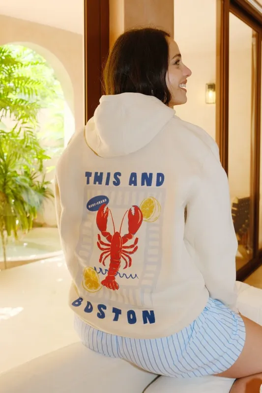 This And Boston Graphic Hoodie sold by Mulberry and Grand