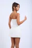 Esme Front Pocket A-Line Tube Mini Dress sold by Mulberry and Grand
