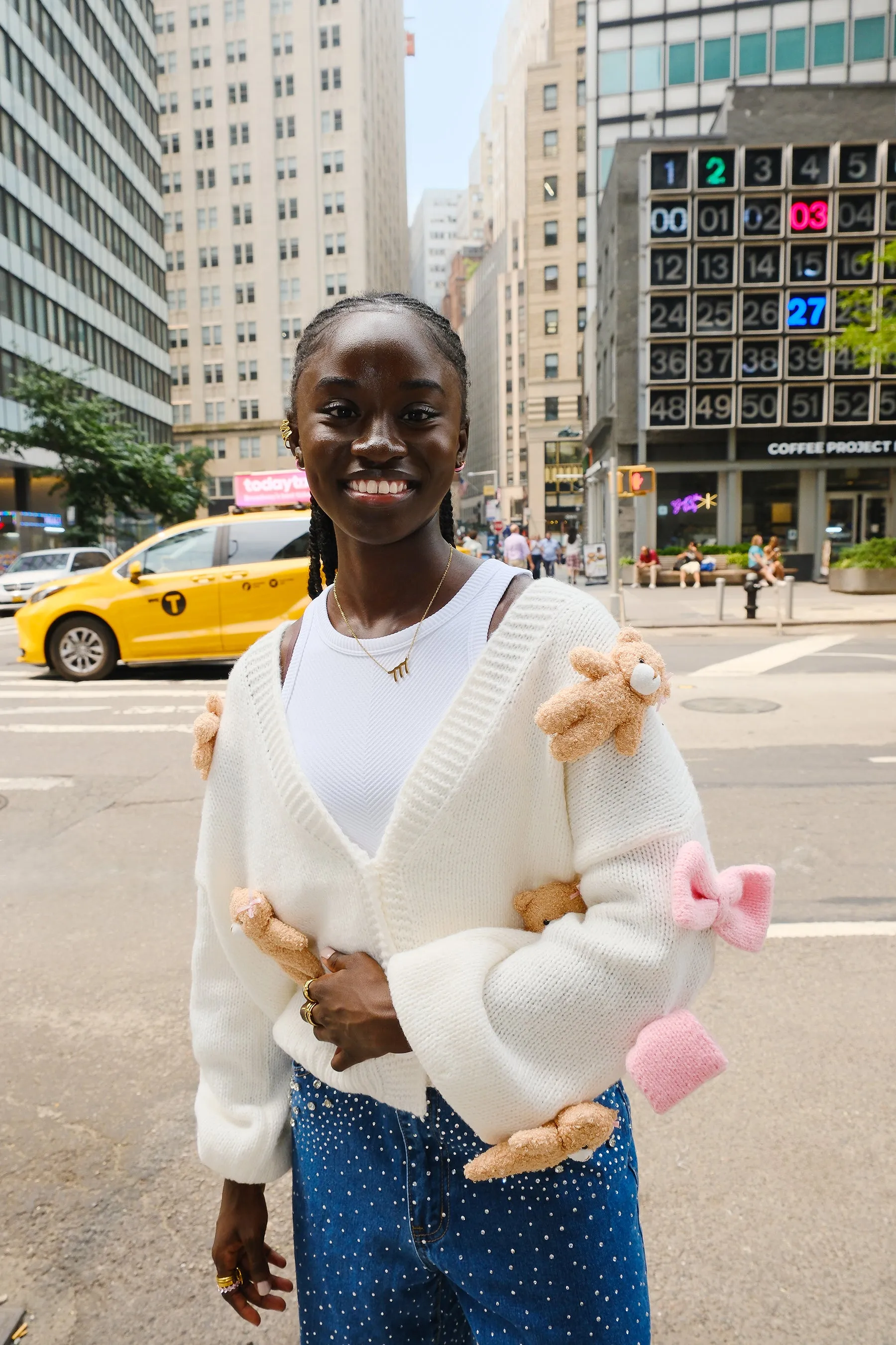 Teddy Weddy Puff Cardigan sold by Mulberry and Grand product image thumbnail 5