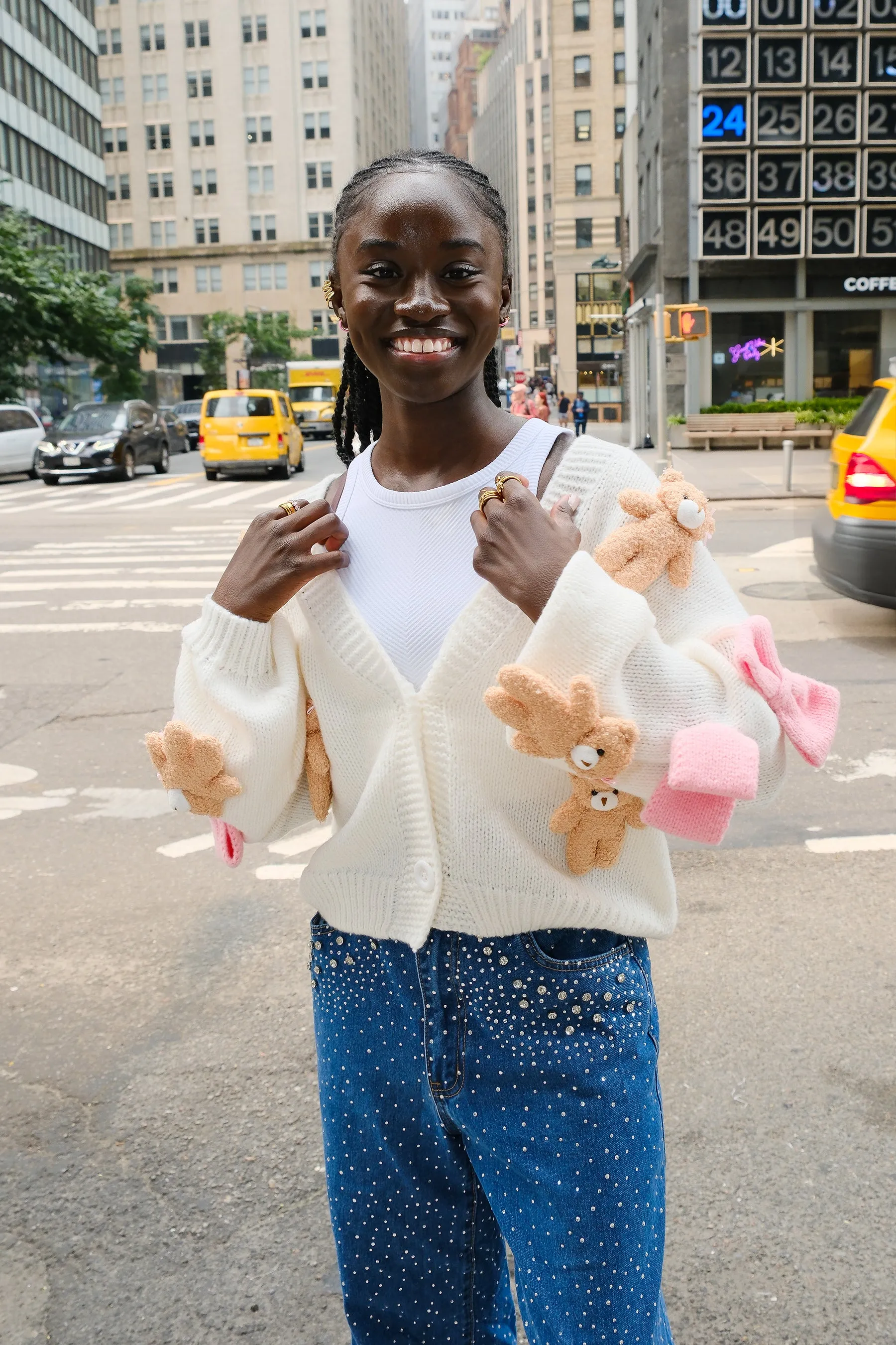 Teddy Weddy Puff Cardigan sold by Mulberry and Grand product image thumbnail 4