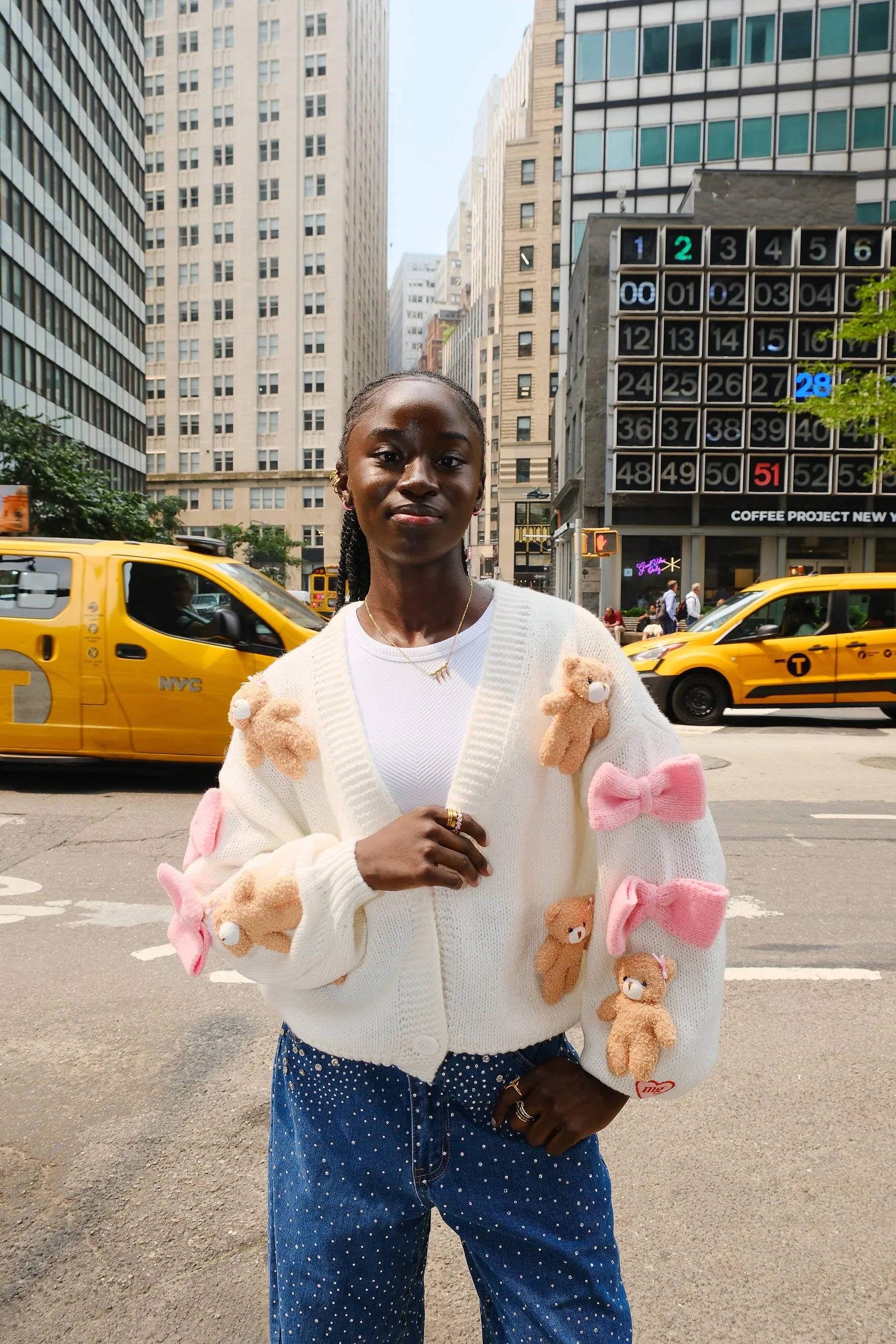 Teddy Weddy Puff Cardigan sold by Mulberry and Grand product image thumbnail 2