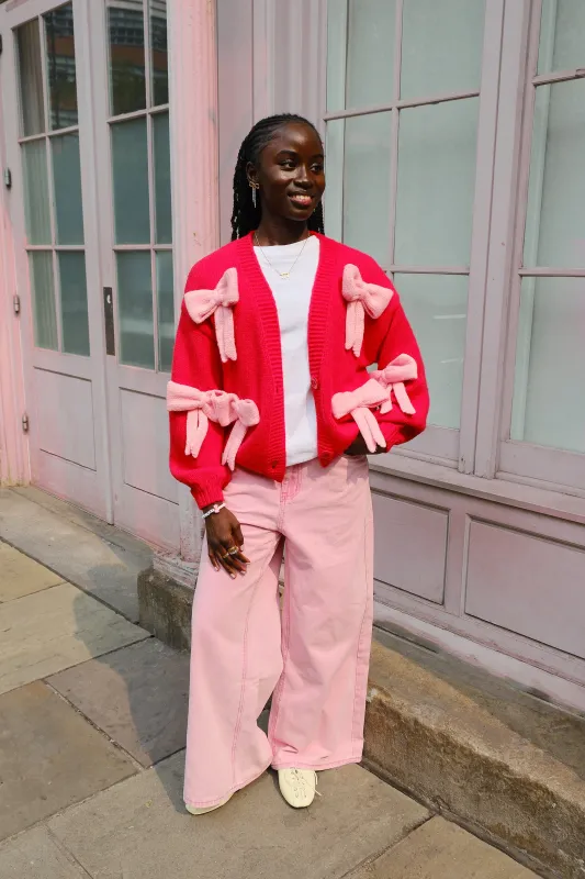 XOXO Puff Cardigan sold by Mulberry and Grand