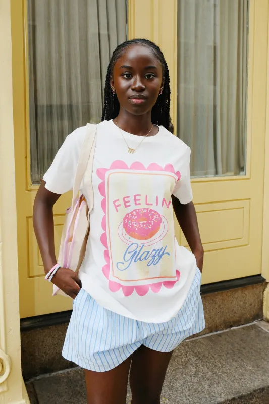 Feelings Glazy Graphic T-shirt sold by Mulberry and Grand