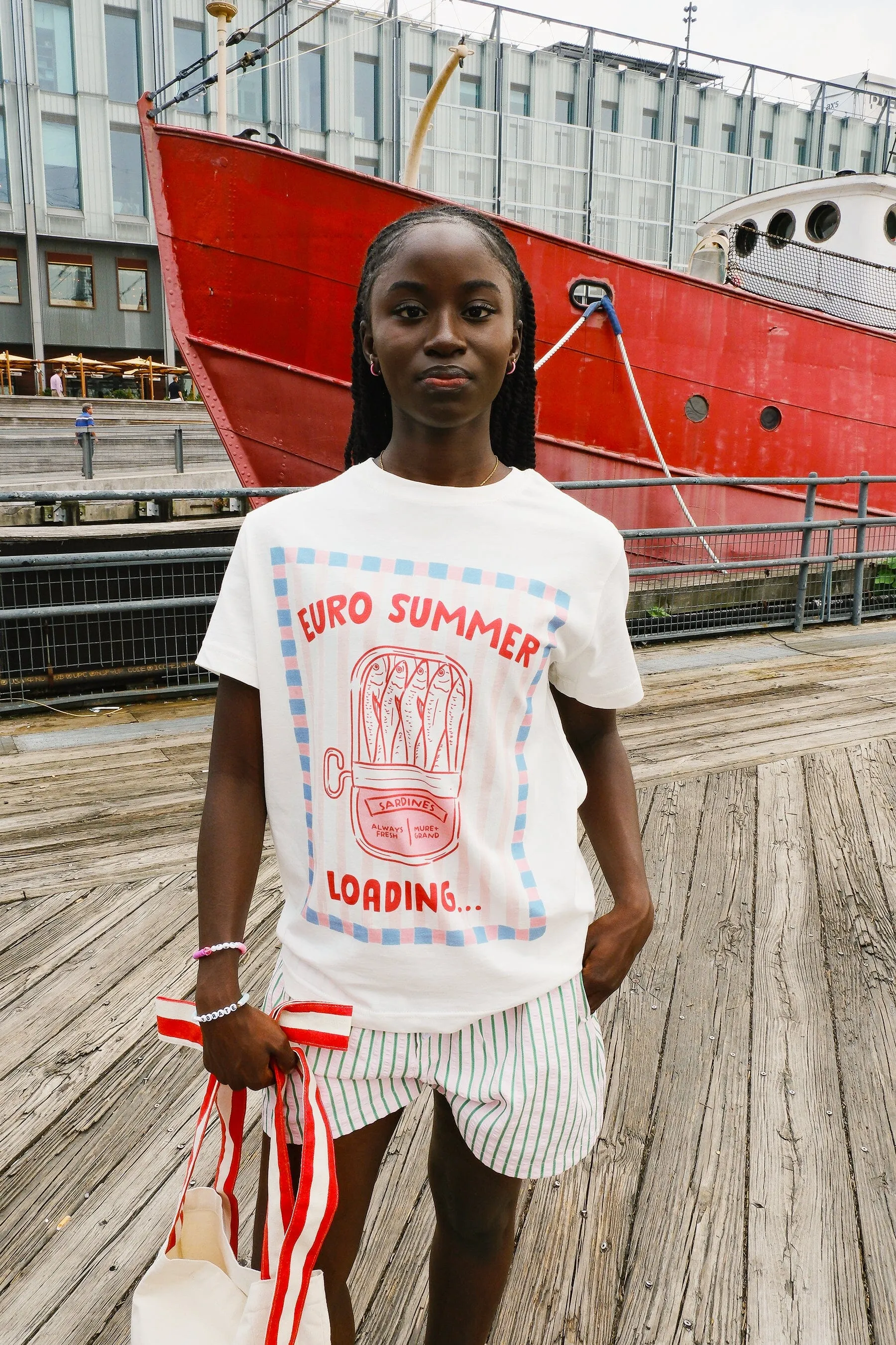 Euro Summer Loading Graphic T-shirt sold by Mulberry and Grand product image thumbnail 3