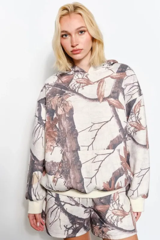 Camryn Camo Print Sweatshirt sold by Mulberry and Grand