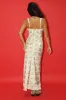 Aoife Lace Trim Floral Front Tie Maxi Dress sold by Mulberry and Grand