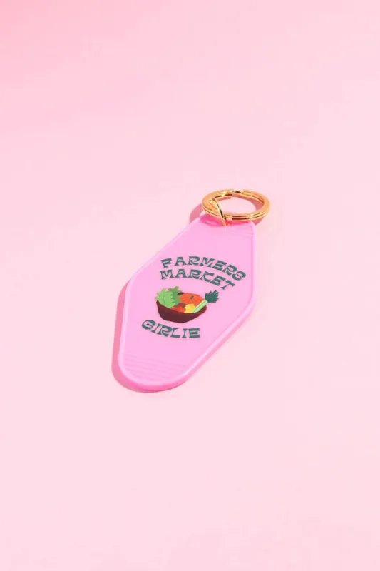 Farmers Market Girlie Motel Keychain sold by Mulberry and Grand
