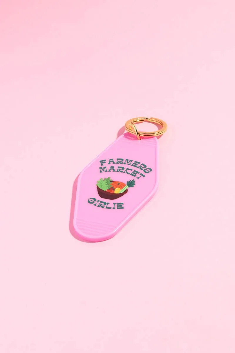Farmers Market Girlie Motel Keychain sold by Mulberry and Grand