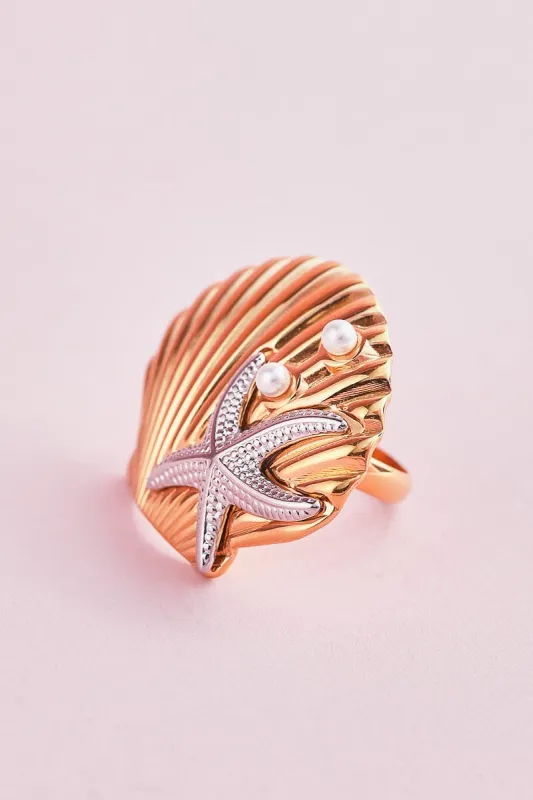 Mermaid’s Treasure Stacking Rings sold by Mulberry and Grand