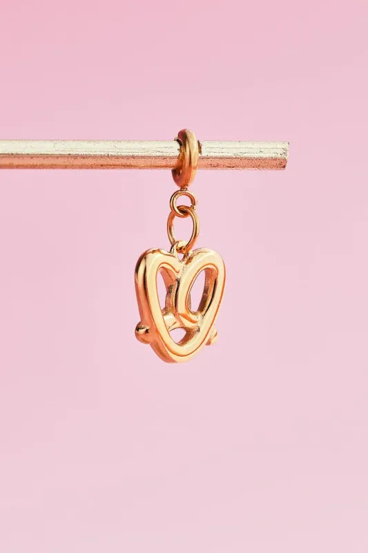 Pretzel Charm With Spring Clip sold by Mulberry and Grand