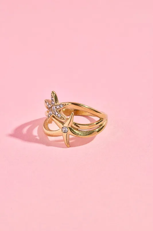 Starfish Stacking Ring sold by Mulberry and Grand