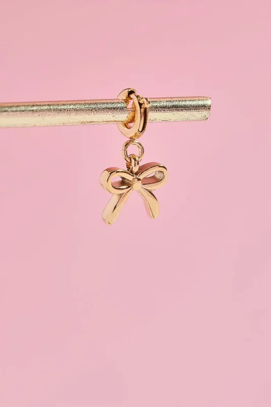 Bow Charm With Spring Clip sold by Mulberry and Grand