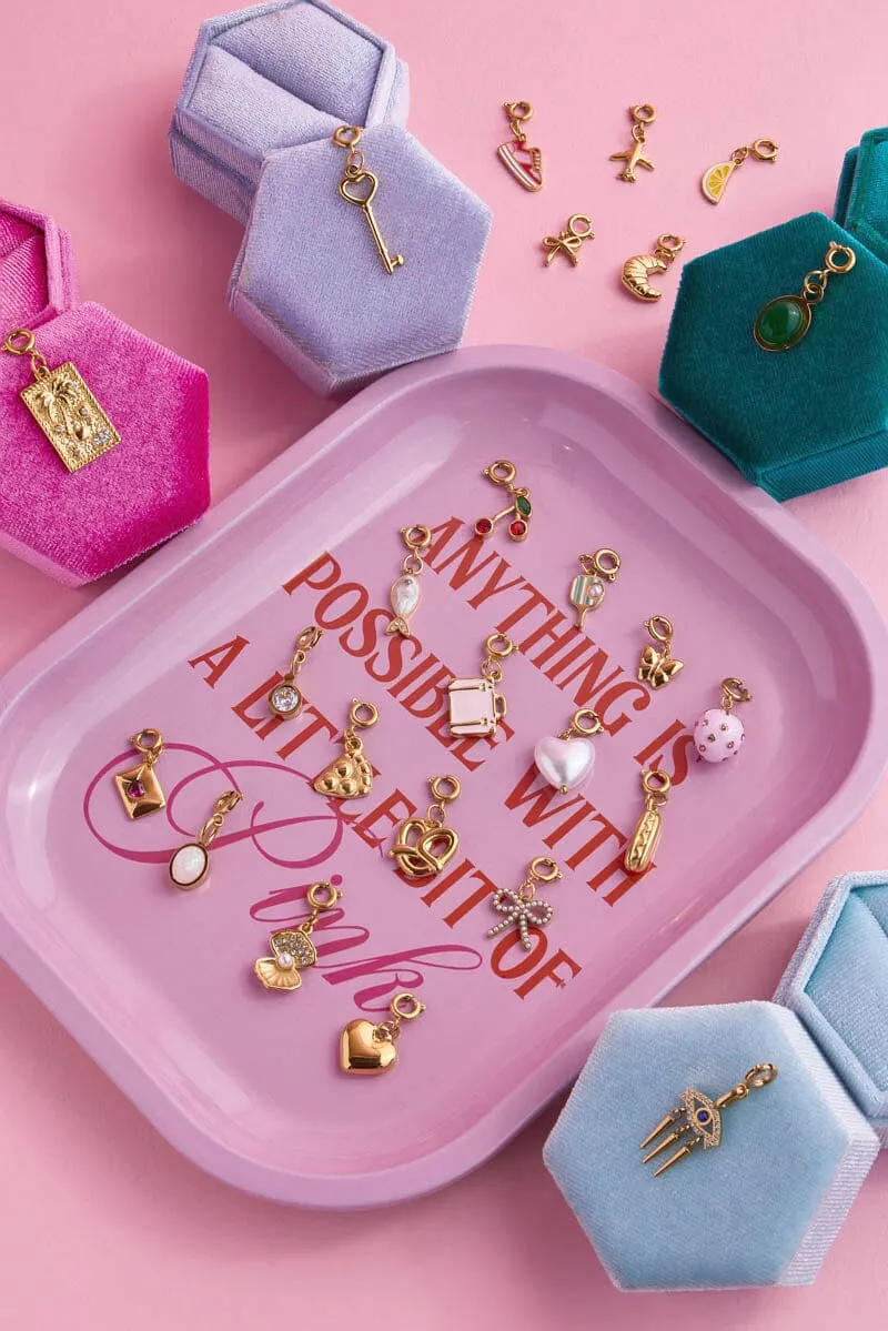 Pickleball Pearl Charm With Spring Clip sold by Mulberry and Grand product image thumbnail 4