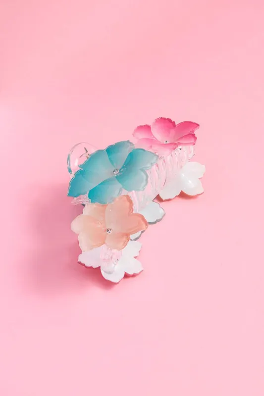 Hibiscus Flowers Claw Clip made by Mulberry and Grand
