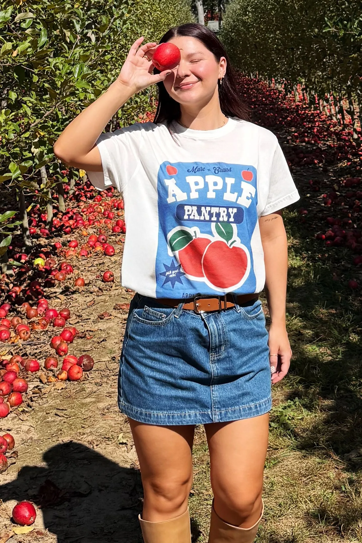 Apple Pantry Graphic T-shirt sold by Mulberry and Grand
