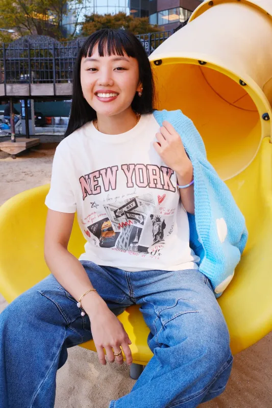 New York Yearbook Graphic T-shirt sold by Mulberry and Grand