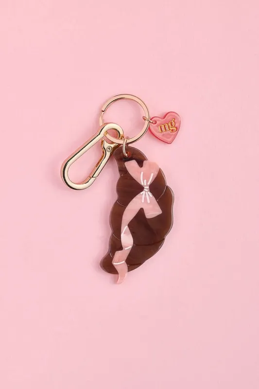 Bows and Croissants Bag Charm sold by Mulberry and Grand