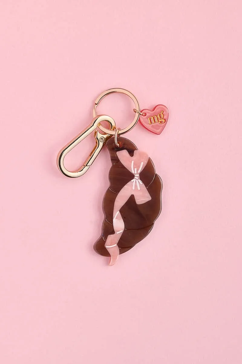 Bows and Croissants Bag Charm sold by Mulberry and Grand
