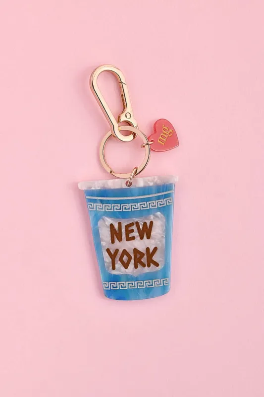 New York Coffee Bag Charm sold by Mulberry and Grand