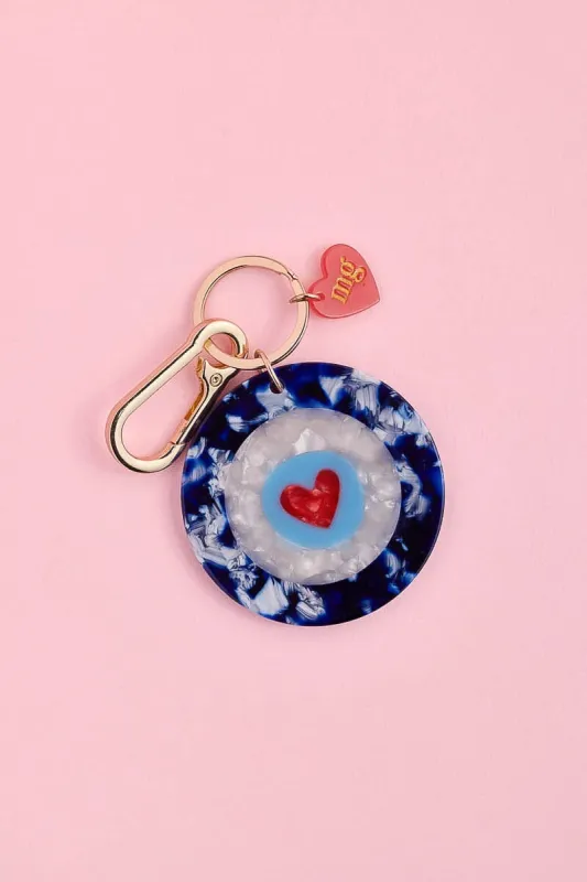 Evil Eye Bag Charm sold by Mulberry and Grand