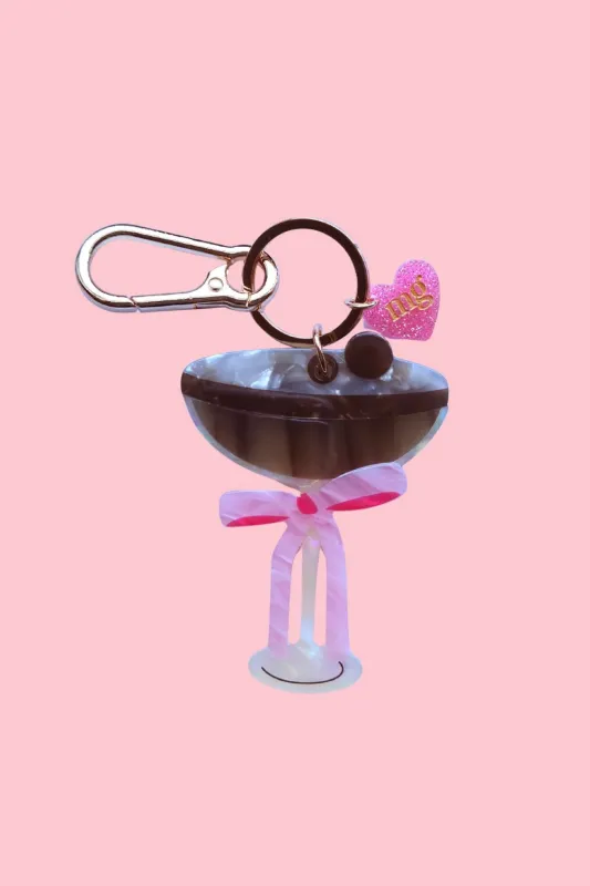 Espresso Martini Me Pls Bag Charm sold by Mulberry and Grand