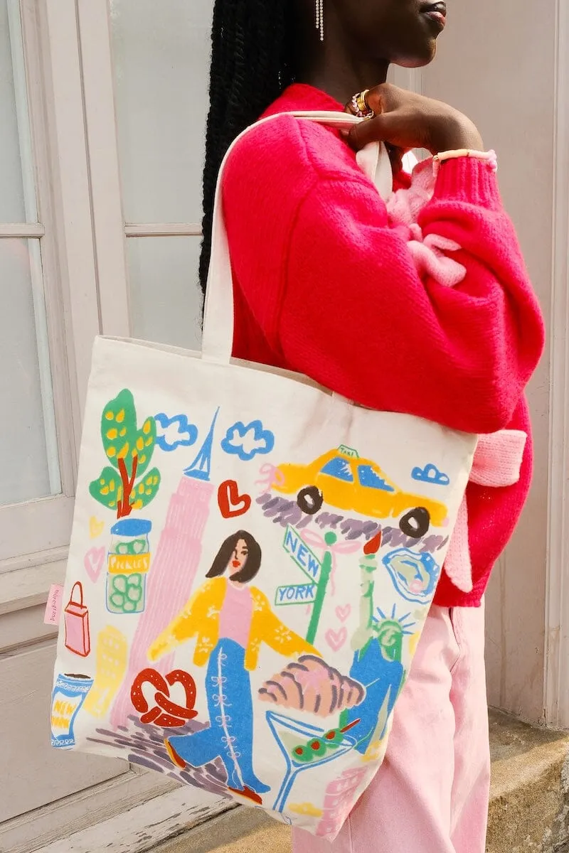 New York Sketchbook Tote Bag sold by Mulberry and Grand product image thumbnail 2