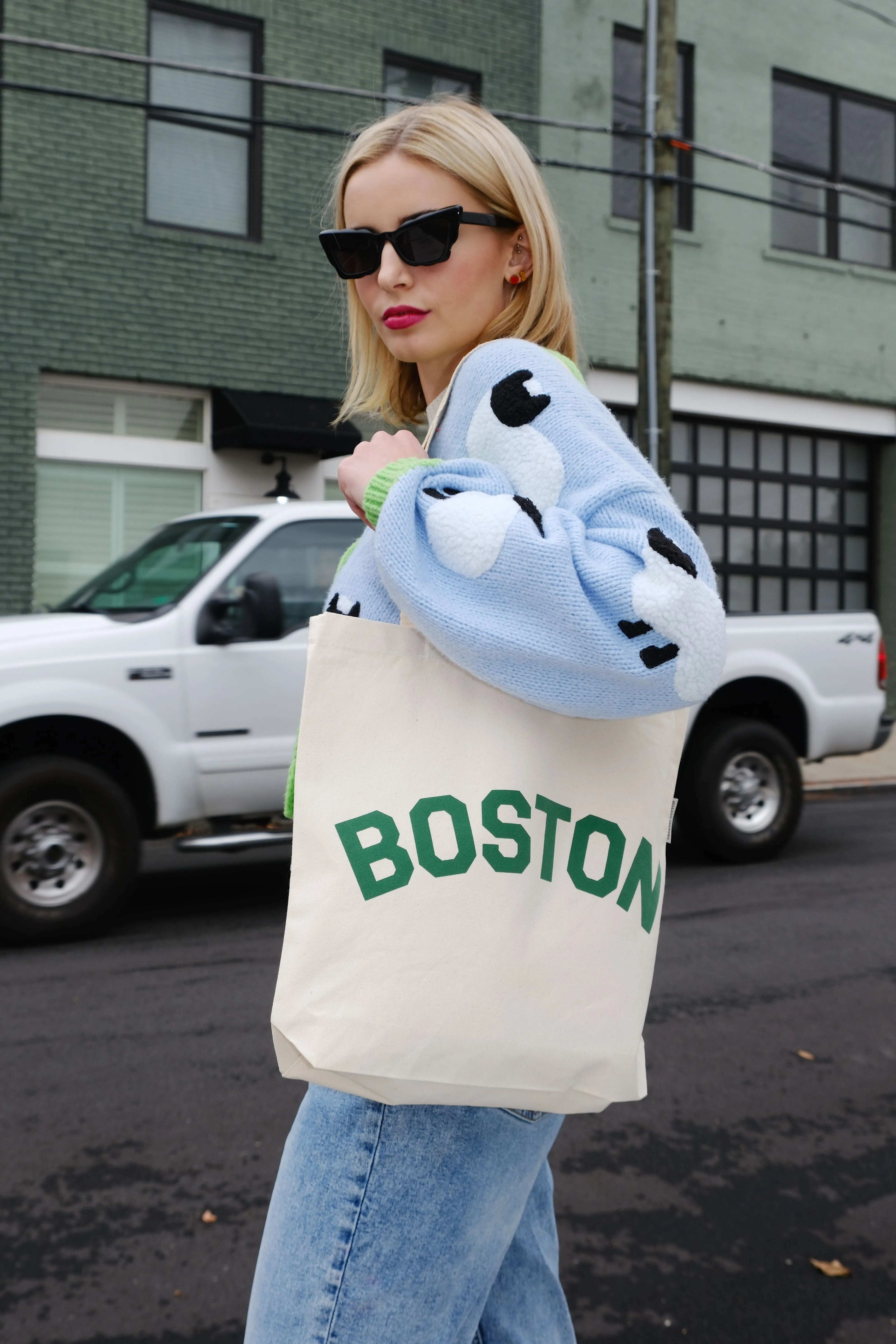 Boston Puff Tote Bag sold by Mulberry and Grand