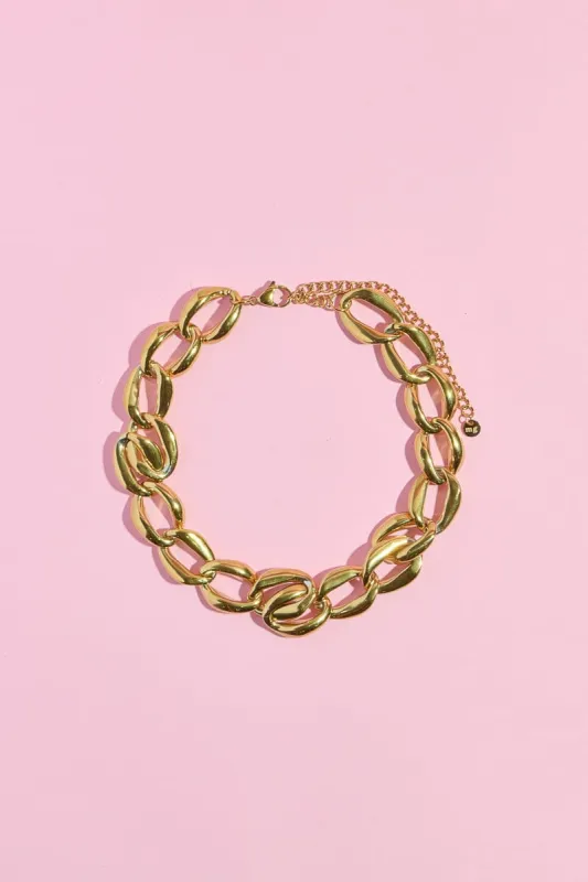 Chunky Oval Link Bracelet sold by Mulberry and Grand