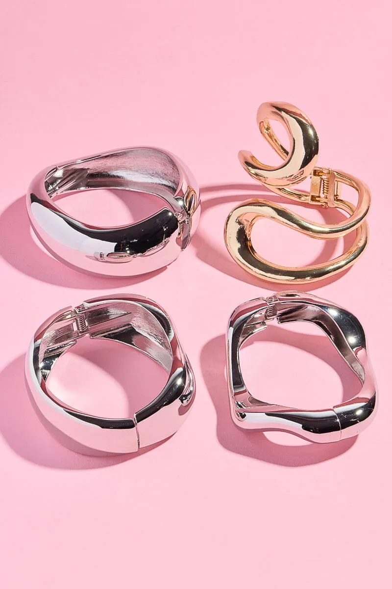 Wide Sparkly Cuff Bangle sold by Mulberry and Grand product image thumbnail 2